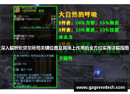 深入解析坎贝尔所司关键位置及其场上作用的全方位实用详解指南